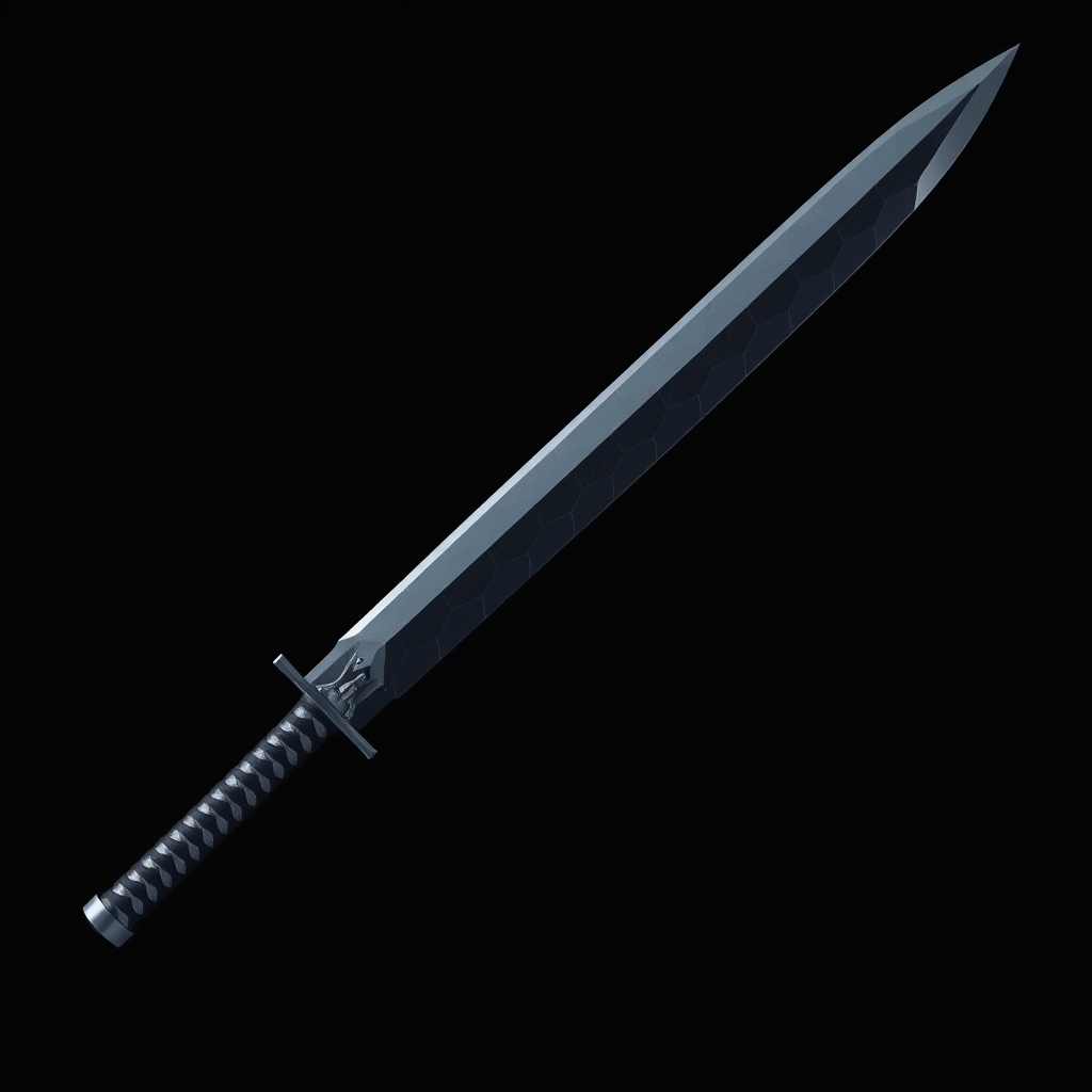 Chaotic Obsidian Katana