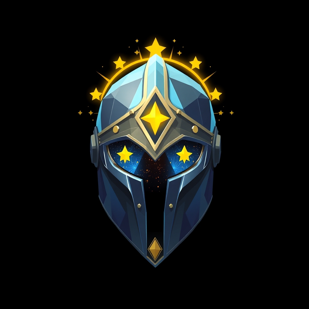 Celestial Void Steel Helmet